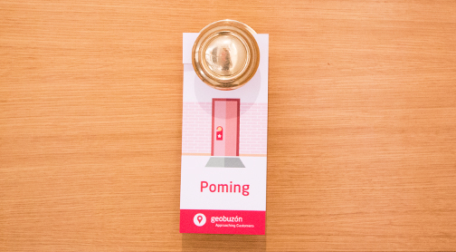 Poming - Publicidad pomo puerta